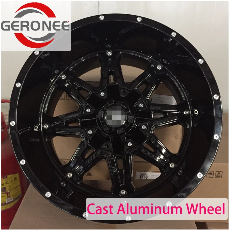 18*8.5 Alloy Car Wheels Et35 5*114.3 5*100 CB 73.1/66.56/72.56mm 18inch Alloy Rims with Bronze Matt Black Hyper Black White Colors Available