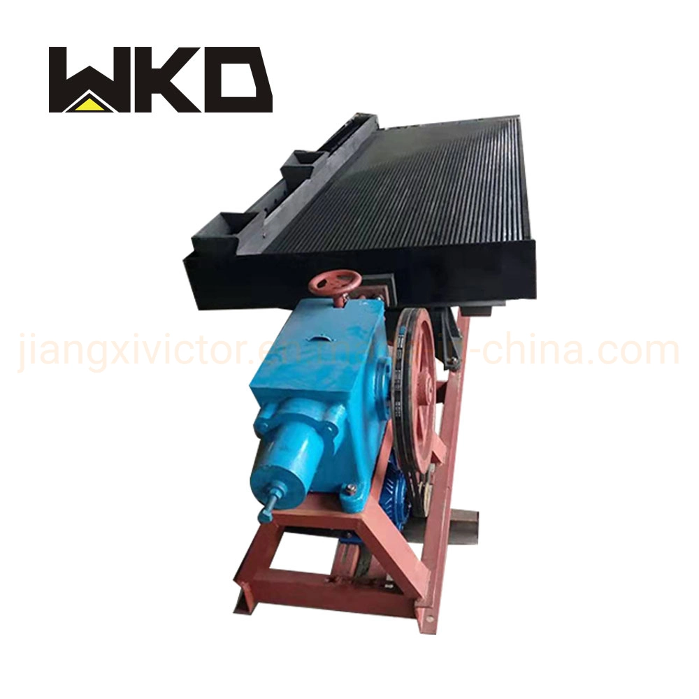 High quality/High cost performance  Small Size Alluvial Gold Gravity Separator Mini Shaker Table