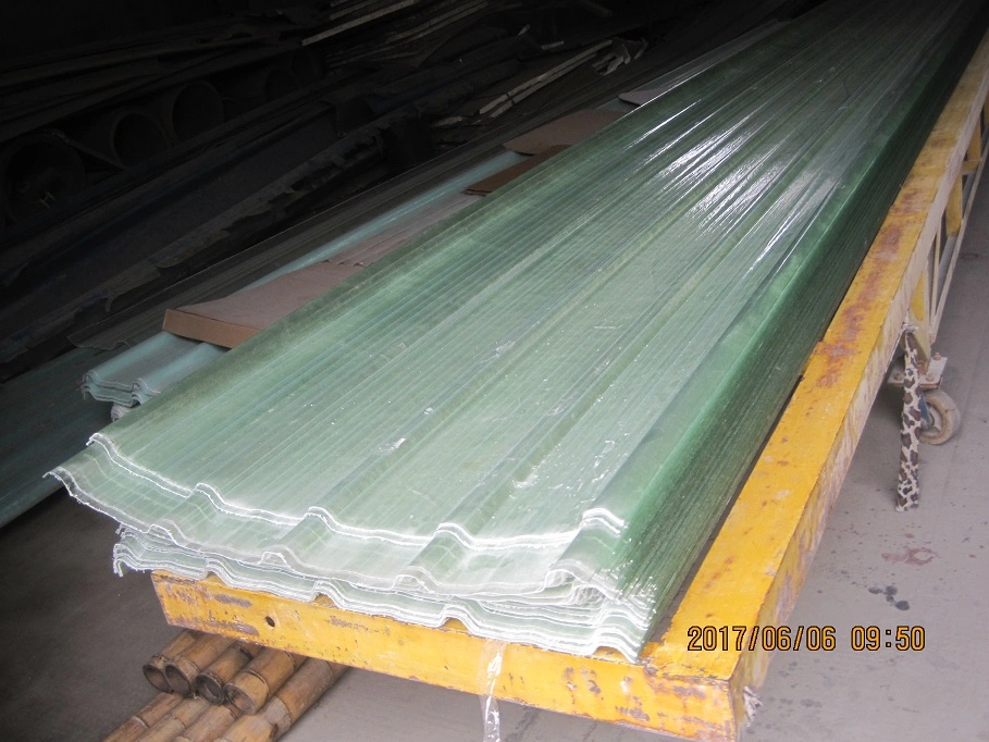 High quality/High cost performance  Transparent FRP Skylight Panel, FRP Roofing Sheets for European Market