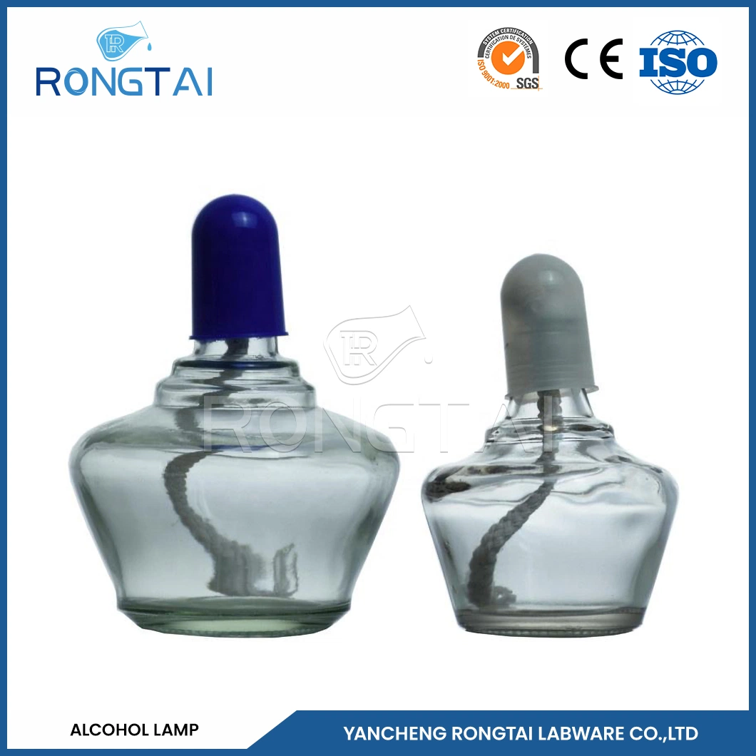 Rongtai Chemistry Lab material de vidro Atacadista Química Laboratório Equipamento China 150ml Equipamento de laboratório para lâmpadas de álcool