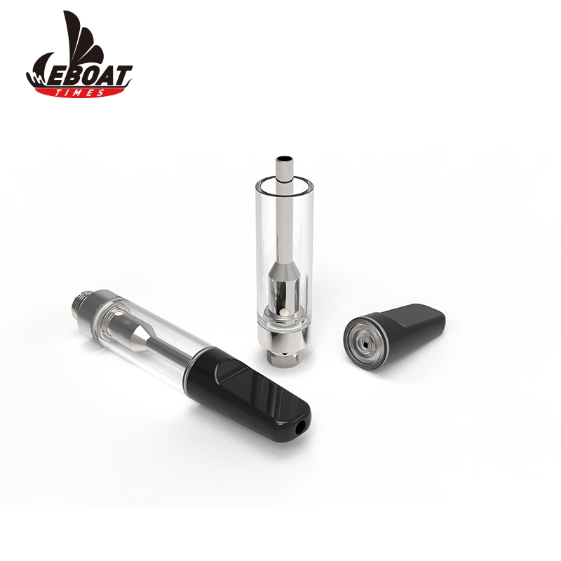 Custom 510 Thread Empty Cartridge Stainless Steel Ceramic Glass Cartridge 1.0ml D8 Vaporizer