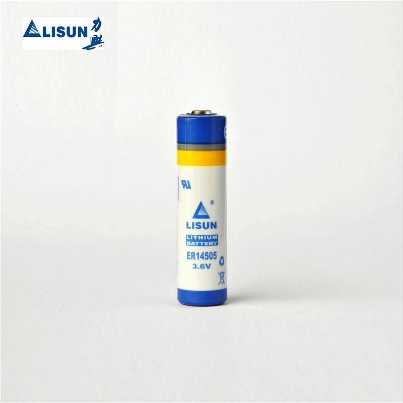 Personalizar Lisun Non-Rechargeable Batería de litio de 3,6 V er14505 Tamaño AA 2400mAh para medidor de gas