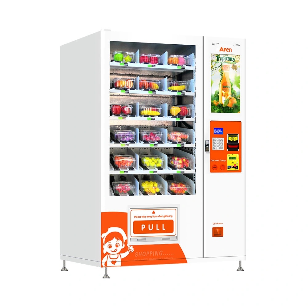 Afen Fresh Food + Healthy Food Vending Machine von Cash Und bargeldlos betrieben