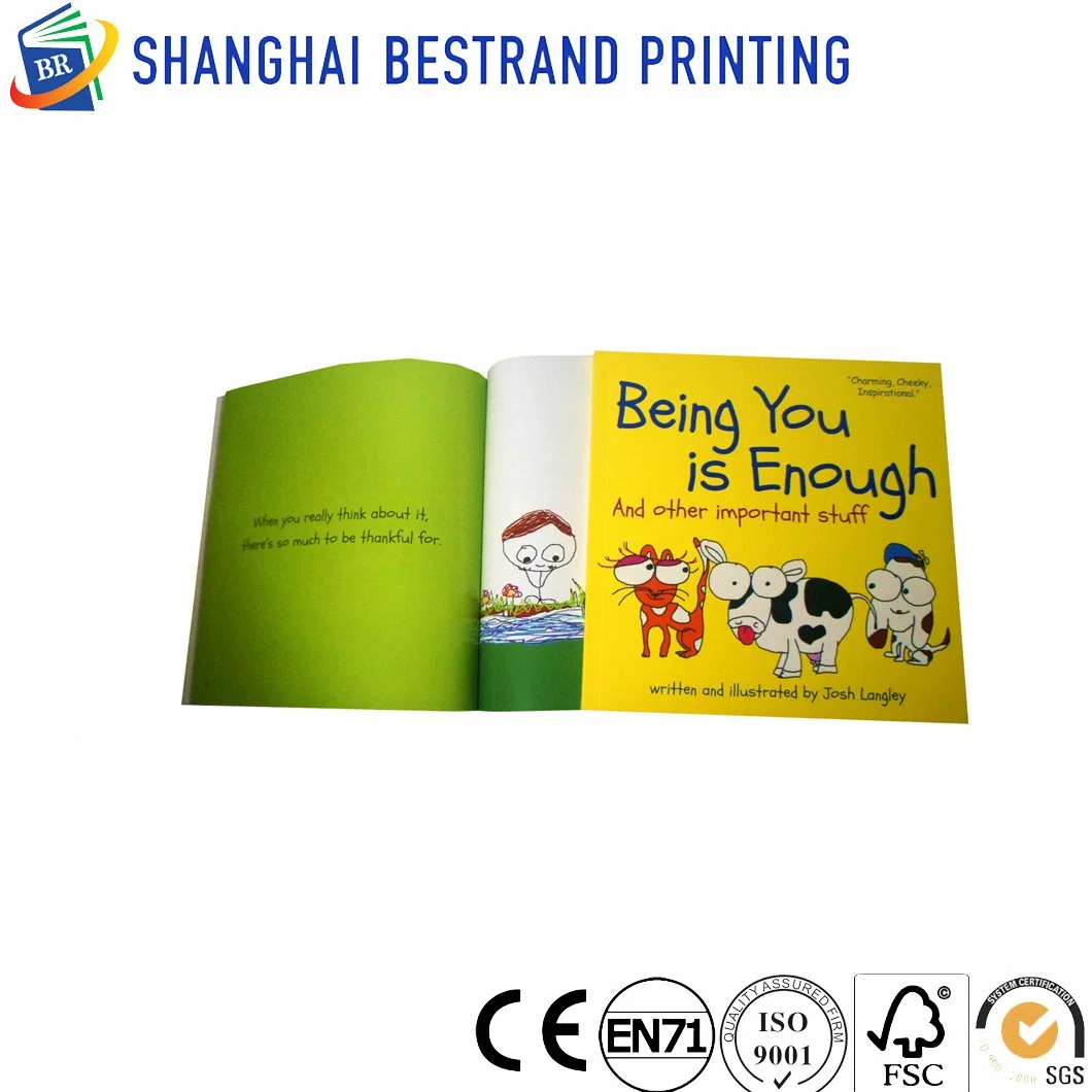 Custom Design Children Sticker Book Printing Using Laser Cut with Removable Sticker