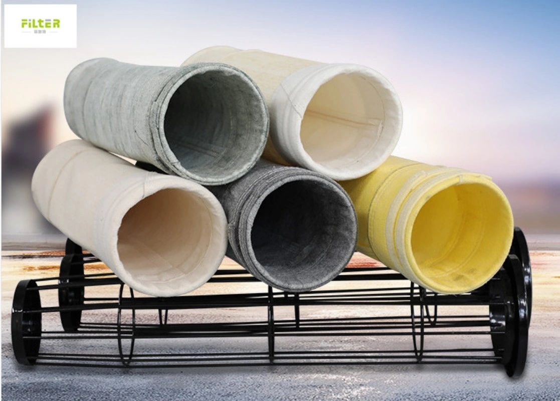 Custom Round or Flat Filter Bags with PPS, P84, and Fiberglass Materials