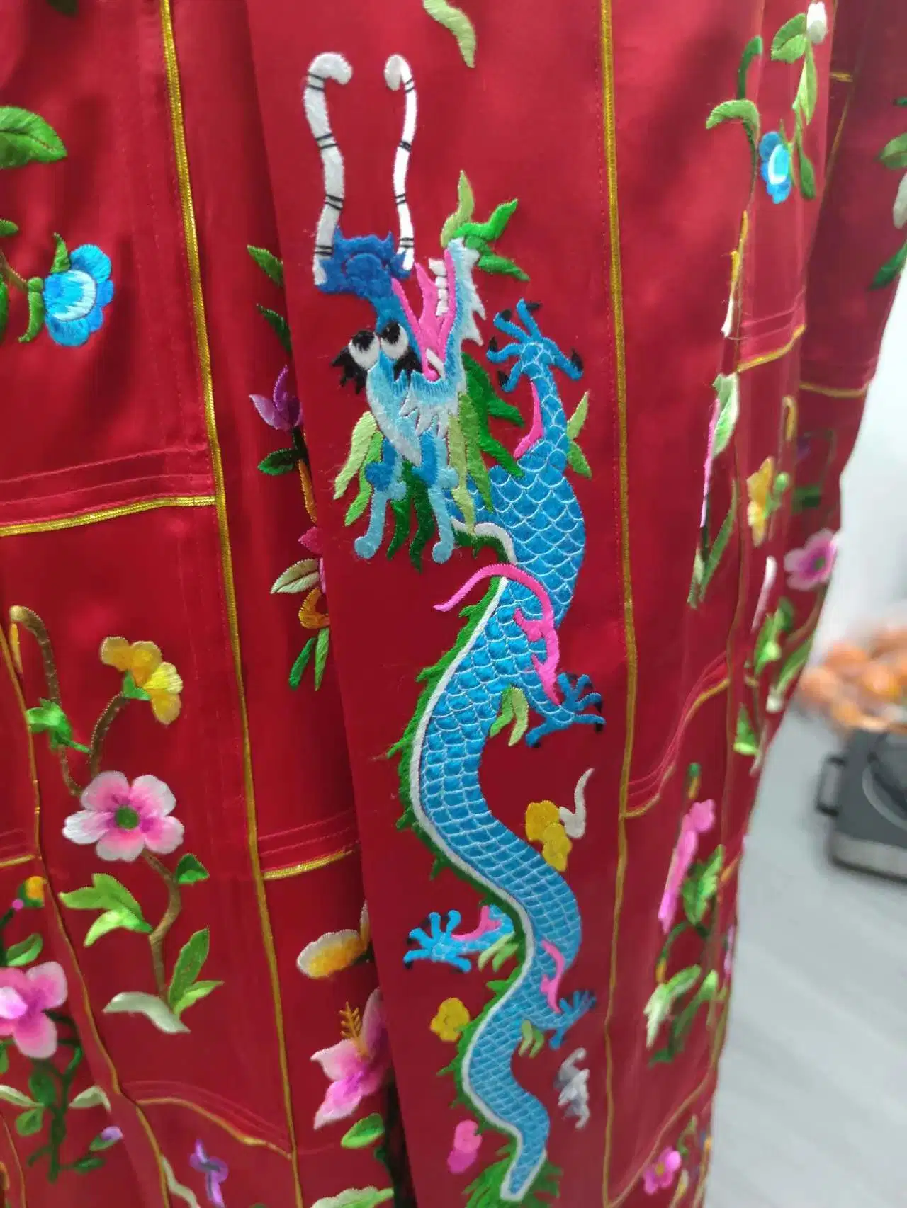 Thousand Buddha Clothing Related to The Religion, Pure Handmade Suzhou Embroidery