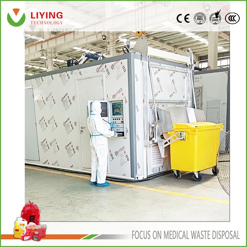 Medical Waste Processing Systems with Microwave Steal Sterilization Technology and Equipment