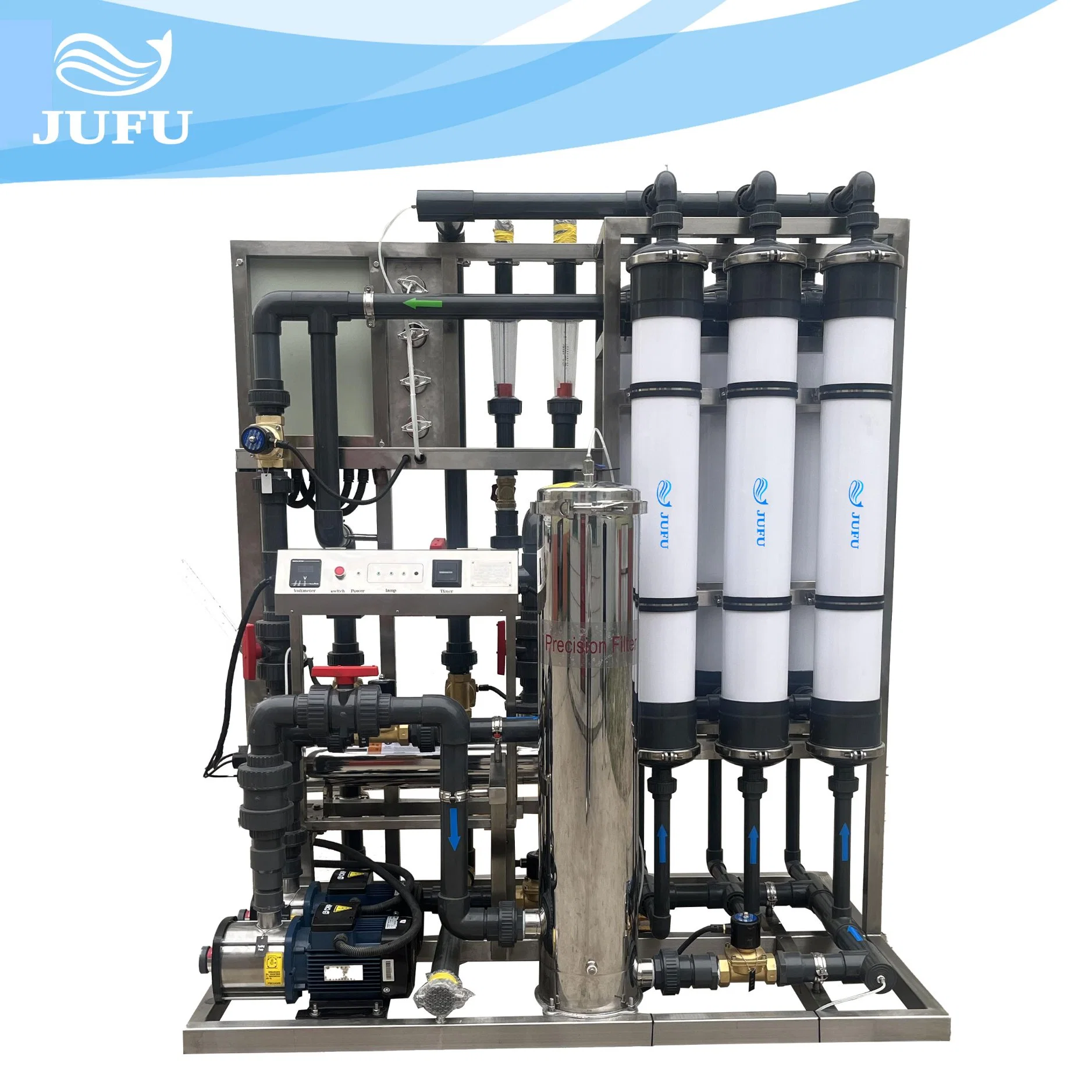 6tph UF Water Treatment Equipment Ultrafiltration System for River Water Well Water Purification