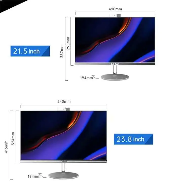 23.8 Inch HD Tul-Tra Slim Monoblock with Camera All in One Desktop Computer