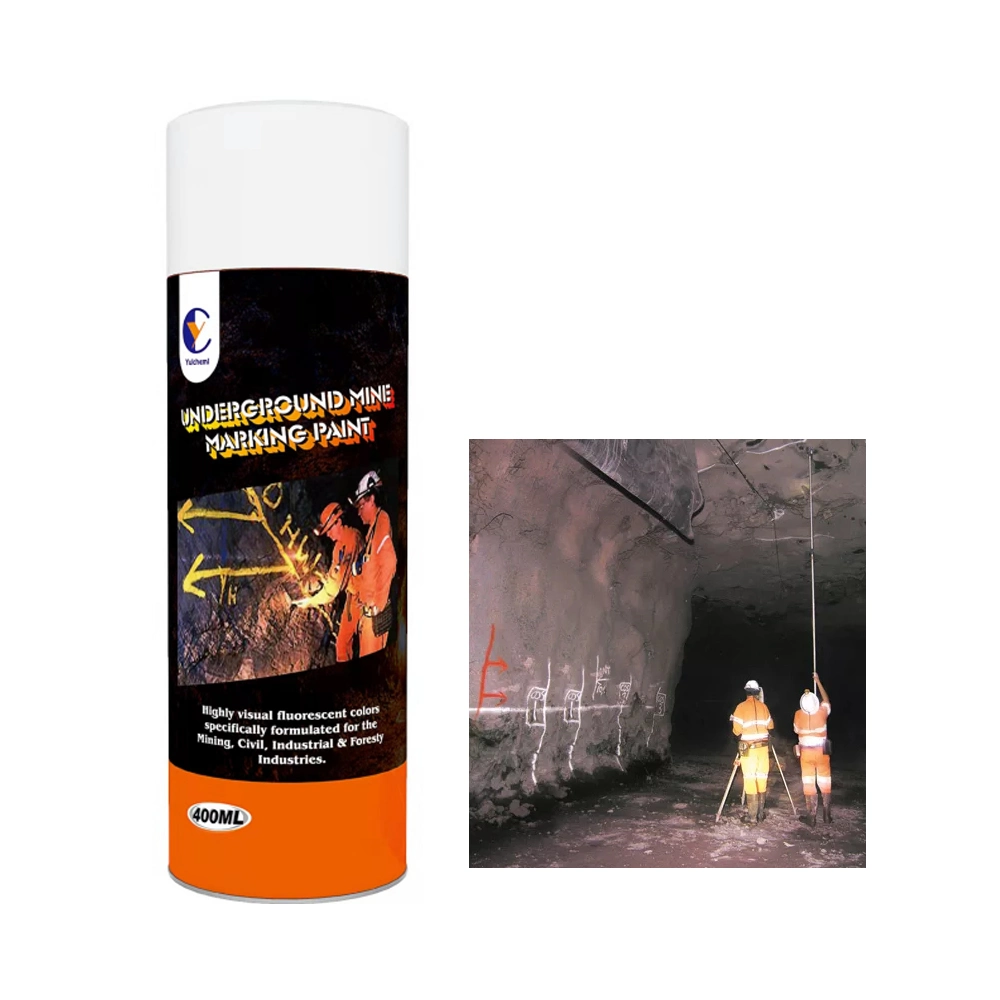 Outdoor-Untergrund Mine 360 Grad Flourescent Marking Paint Spray