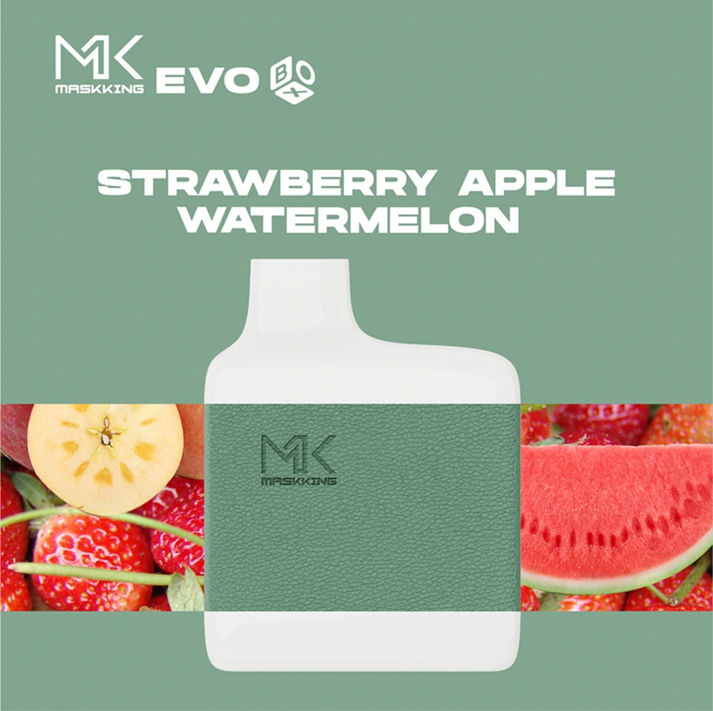 Original Maskking Evo Box 5000 Puffs Disposable/Chargeable Vape Box with Innovative Vaporizer Pre-Filled Bars E CIGS Vaporizers Vape