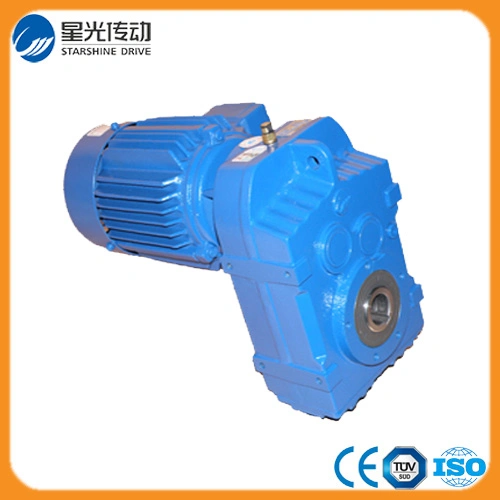 Parallel Shaft Helical Gearmotor with Three Phase Dual Voltage Motor