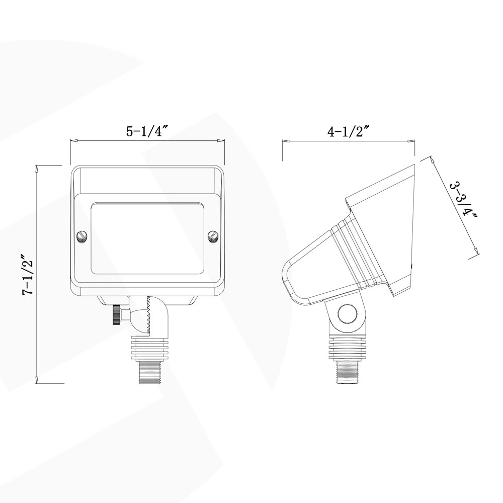 Luminaire MURAL LED en laiton pour lavage et projecteurs MR16/G4 pour jardin extérieur Éclairage