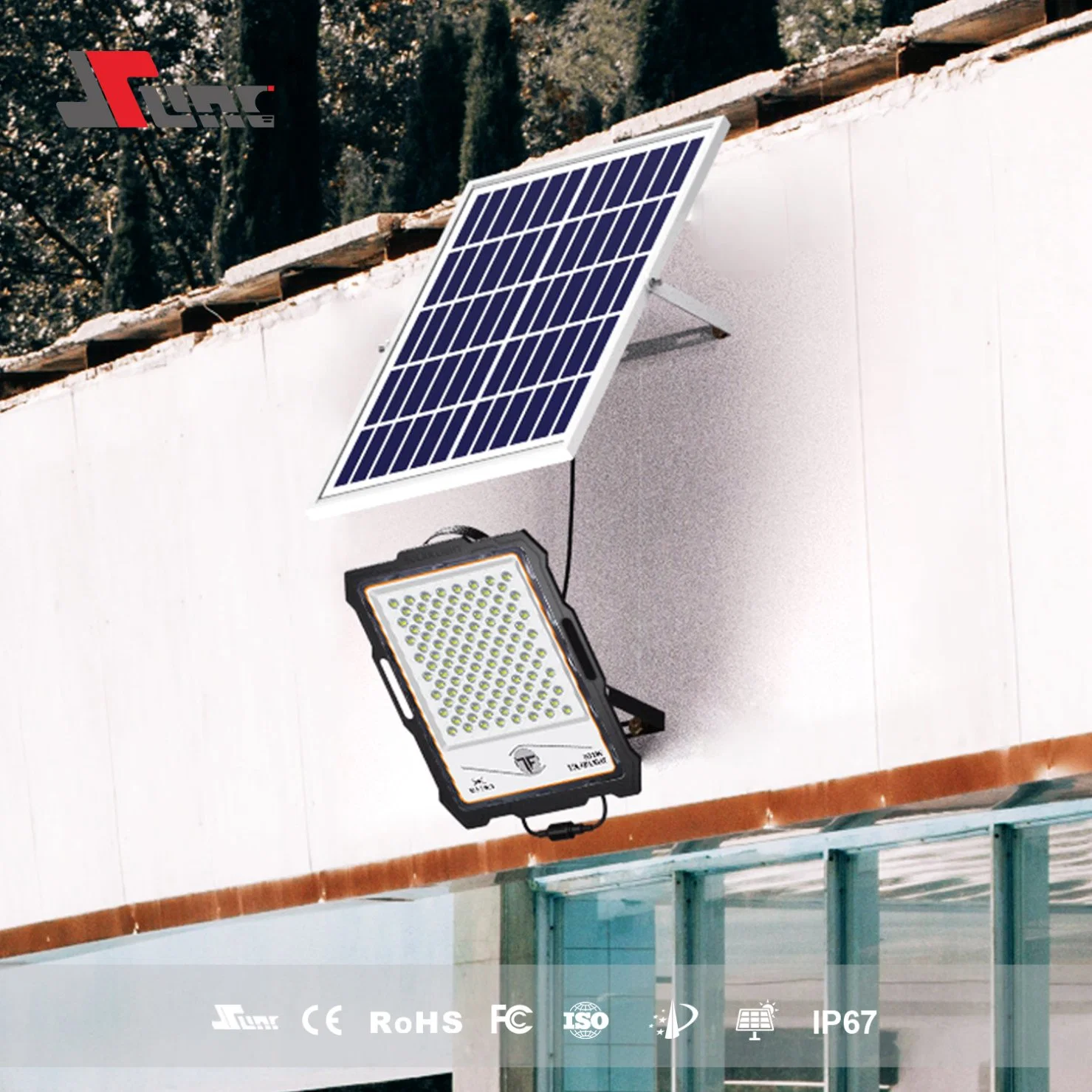 200W 300W de alta Lumen Faroles solares para alumbrado público