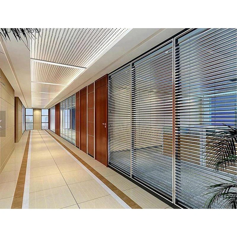 Office Partition/Aluminium Partition with Build-in Blind