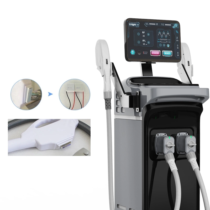 Profissional médico uso China Beleza equiequimen melhor instrumento mais recente Máquina de remoção de pêlos IPL com venda directa à altura da fábrica e com luzes verticais Para Branco