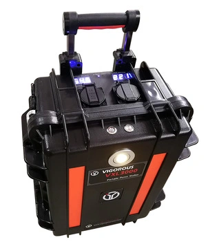 Fuente de alimentación portátil móvil 3000wh, ideal para acampar, UAV, médicos y otros escenarios