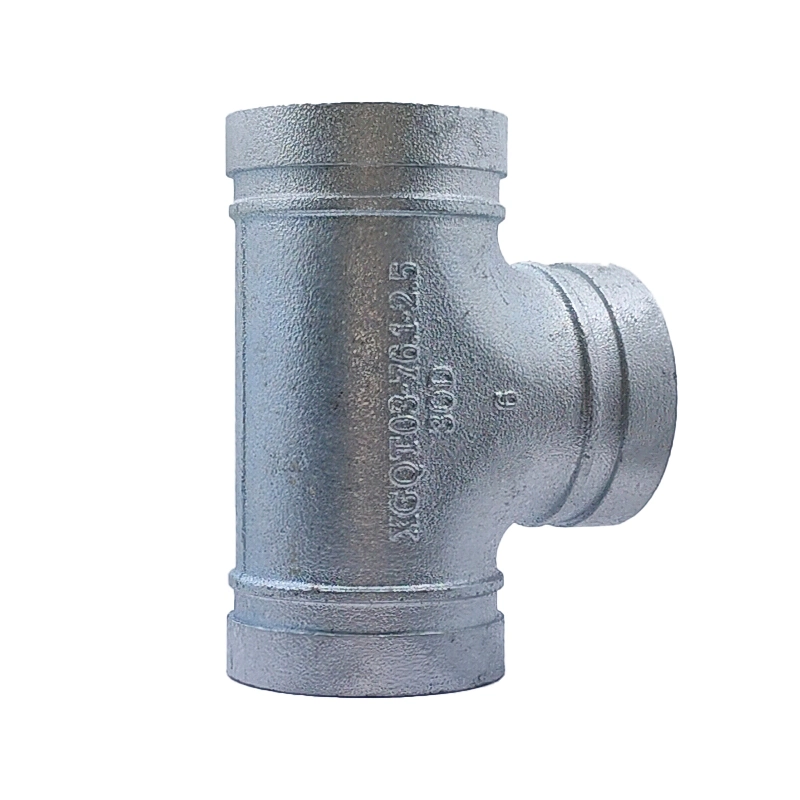 Sdsx Ductile Iron Grooved Fittings Couplings Tee FM, UL Fire Fighting