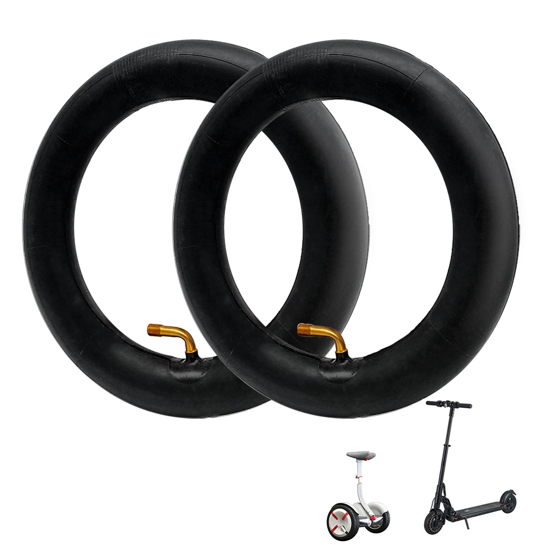 Soviny (2-Pack) 10 Inch Inner Tube 10X2.125 Inner Tubes for 10 Inch Self-Balancing, Electric Scooter, Bikes Trikes, Strollers Accessories