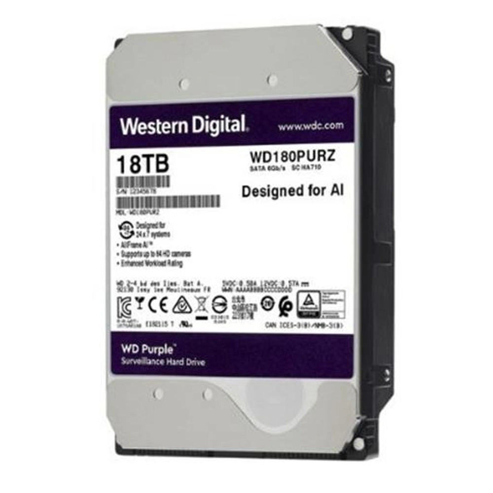 Western Digital Purple Surveillance 4tb Hard Drive Internal Hard Disk 5400 Rpm 3.5 Inch (WD40PURZ) Wd SSD/HDD