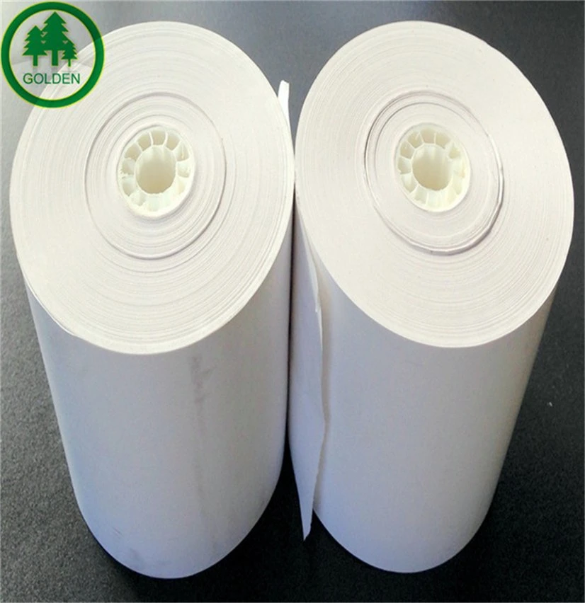 Fabricante de papel térmico de melhor qualidade, 60 mm, 640 mm de largura em rolo pequeno ou em rolo Jumbo