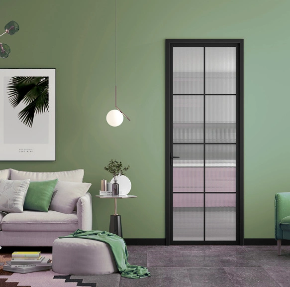 Prima Cheap New Design High quality/High cost performance  Slim Sliding Interior PVC Door for Building Material