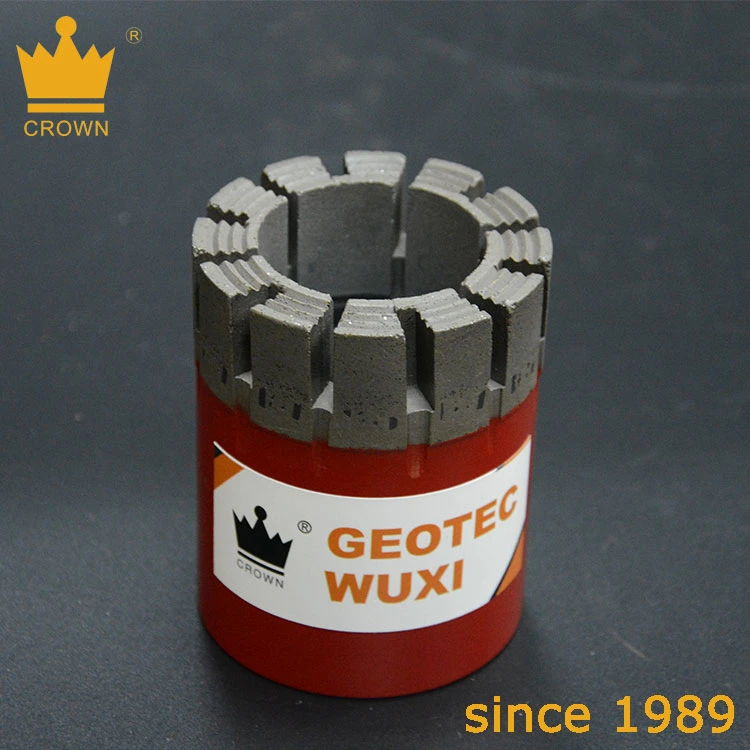 Wuxi Geotec corona de diamante impregnadas de bits