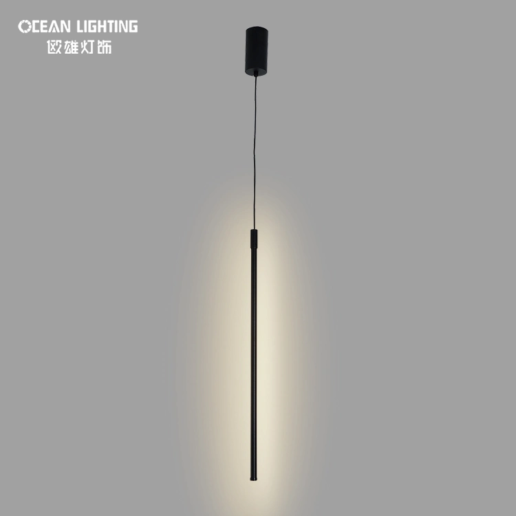 Lampe suspendue Ocean Lighting de luxe à design moderne et simple avec puce LED.