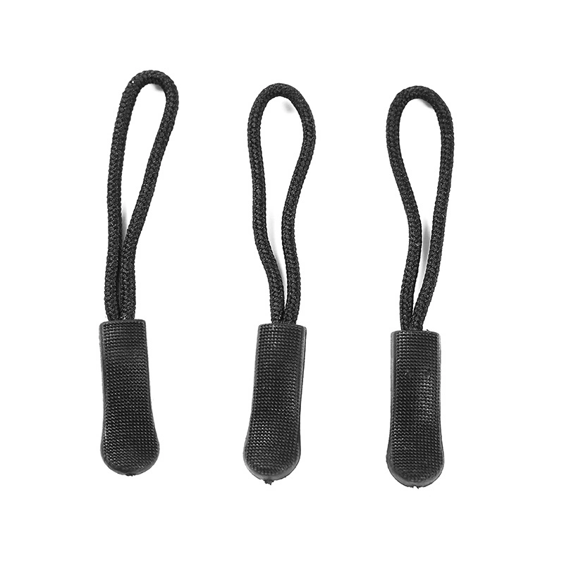 Inyección de Plástico Pppu cabeza cuerda Zipper Zipper Zipper Pull Accesorios Accesorios cabeza