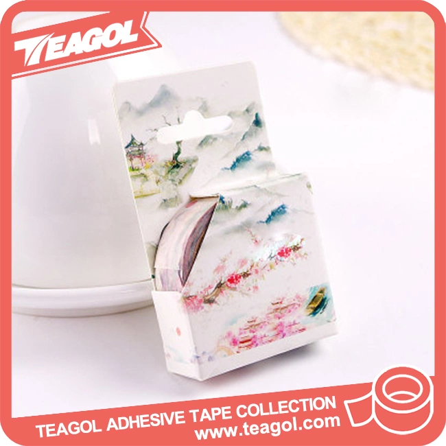 Acrílico impermeable japonés Washi Tape cinta Washi, Set de regalo