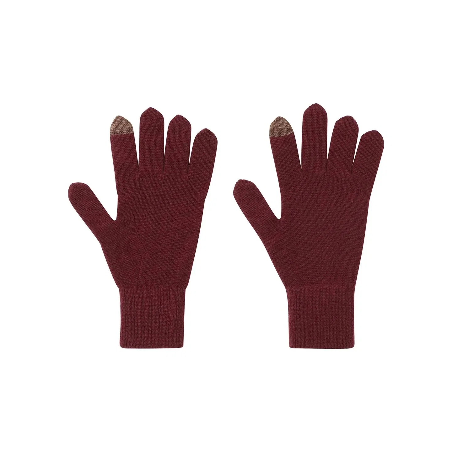 100% Cashmere punto pantalla Unisex guantes de mano Accesorios ropa