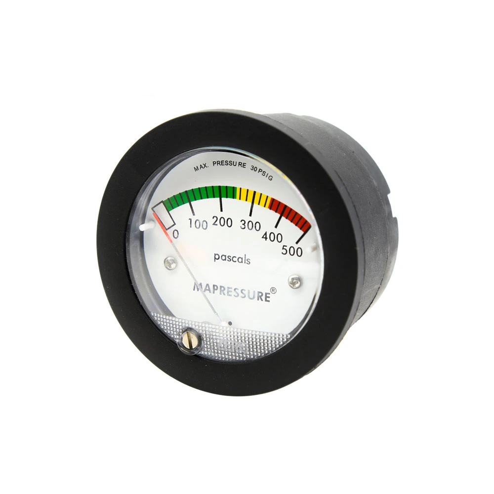 Lleno de líquido Dial de 100mm 304 acero inoxidable 316 Magnehelic Manómetro diferencial