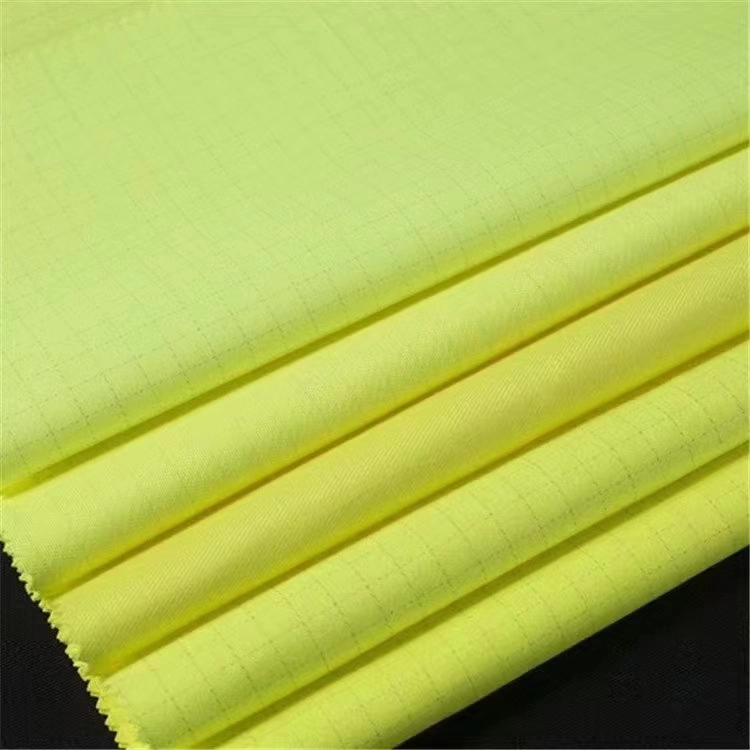 60%Cotton40%Nylon Antistatisch Wasserdicht Hi-Vis Gelb Twill Fr Stoff