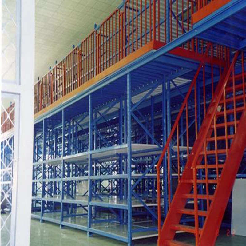 Multi-Tier Warehouse Storage Racking System Q235 Steel Mezzanine Floor