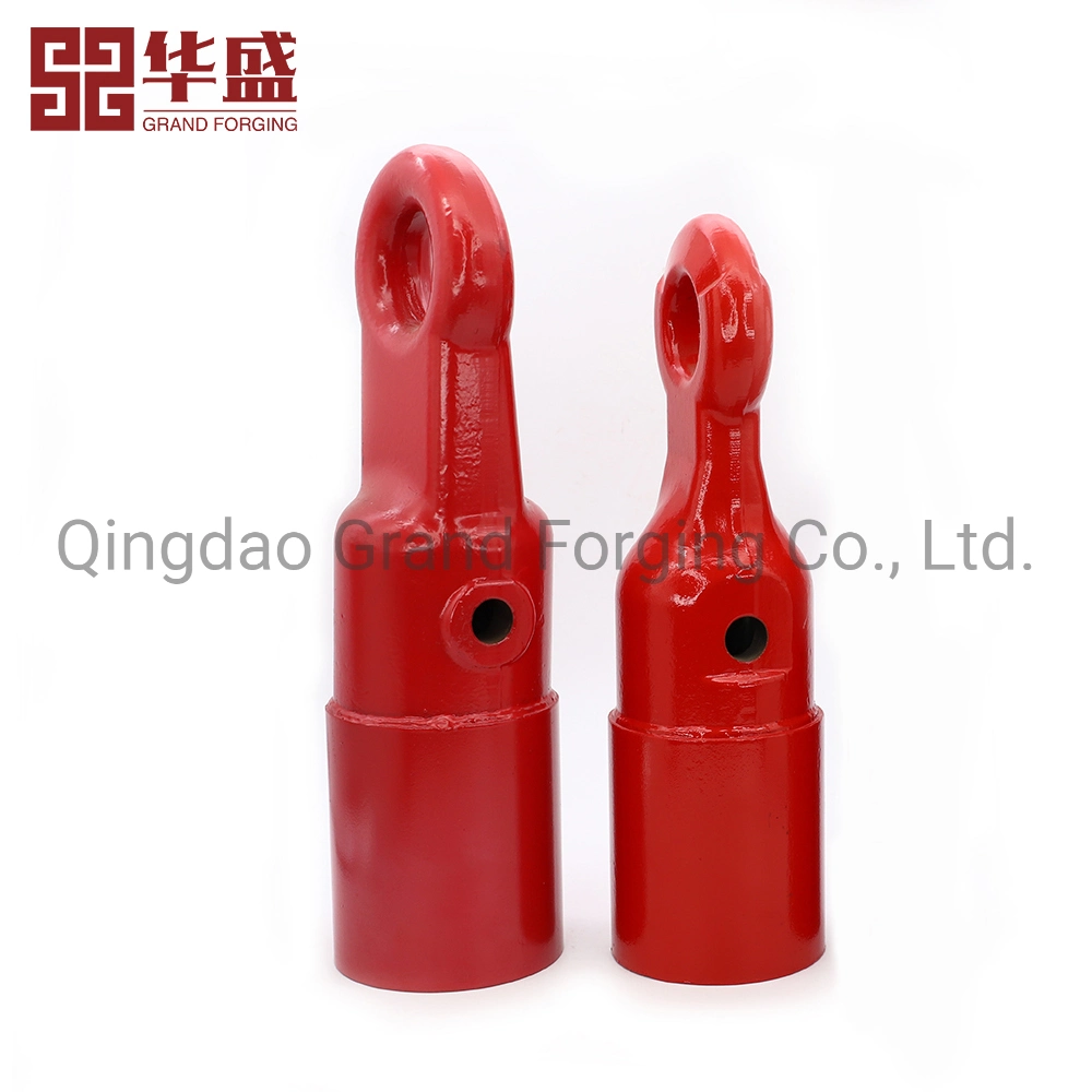 High quality/High cost performance  Die Forging Trailer Truck Hook Ring Tow Ring with Red Painting