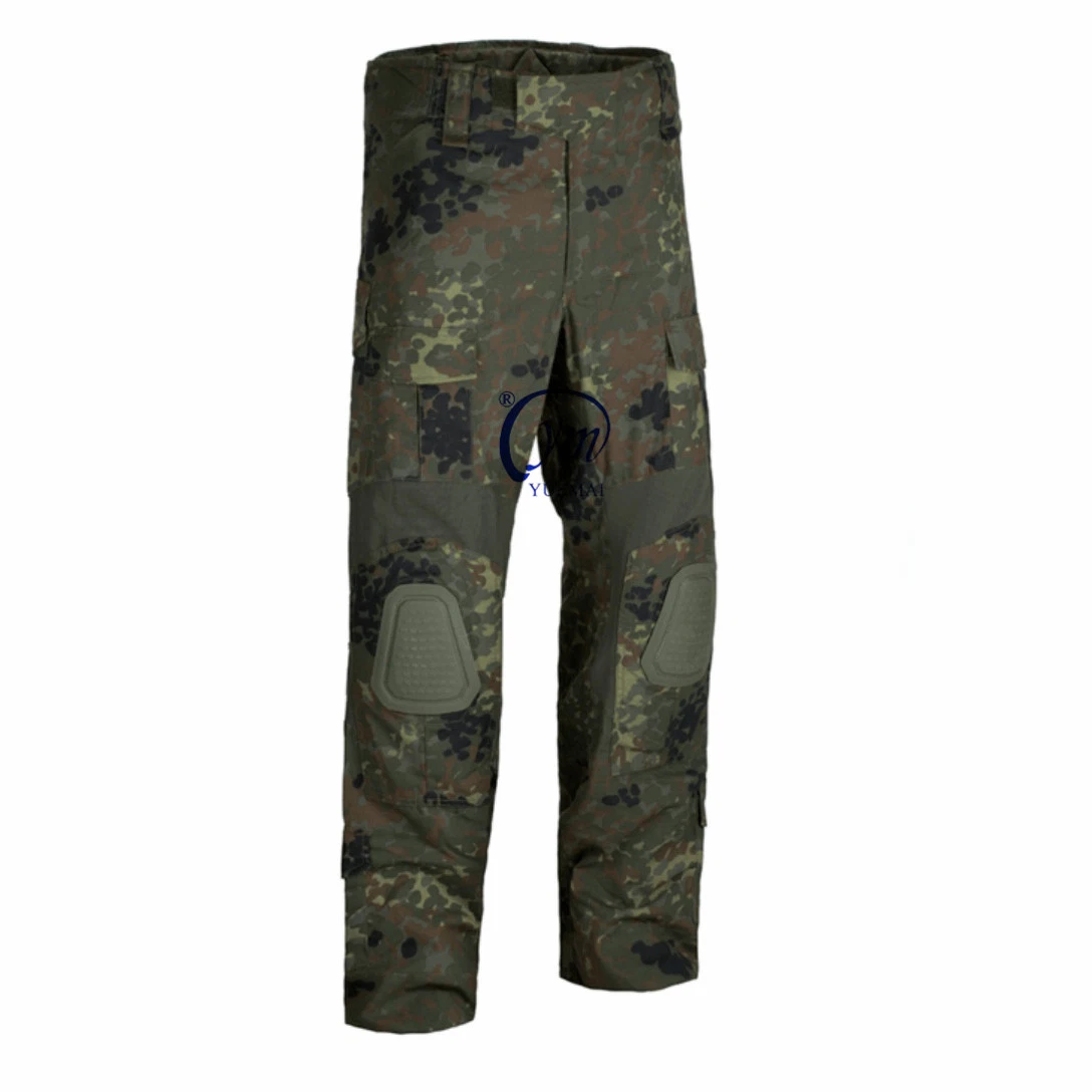 Customized Poland Camo Training Uniform Tactical Frog Shirt and Pants