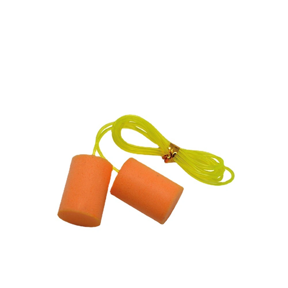 PVC or Nylon Corded PU Foam safety Earplugs for Sale