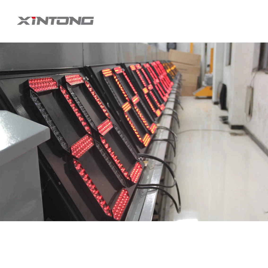 Wand xintong 200mm China Luz de señal de tráfico de advertencia solar XT-TR-001