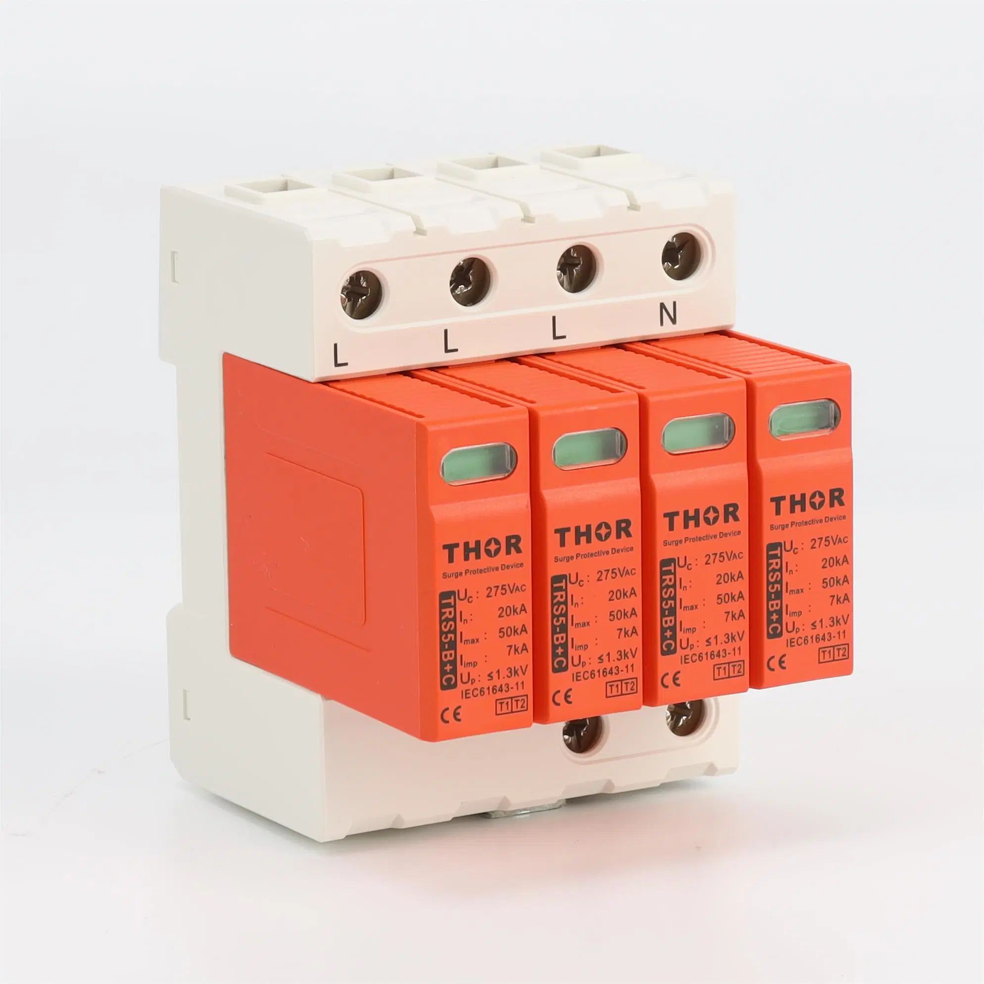 Lightning Protection T1 12.5ka 50ka Surge Protection Device for Surge Protector/ SPD