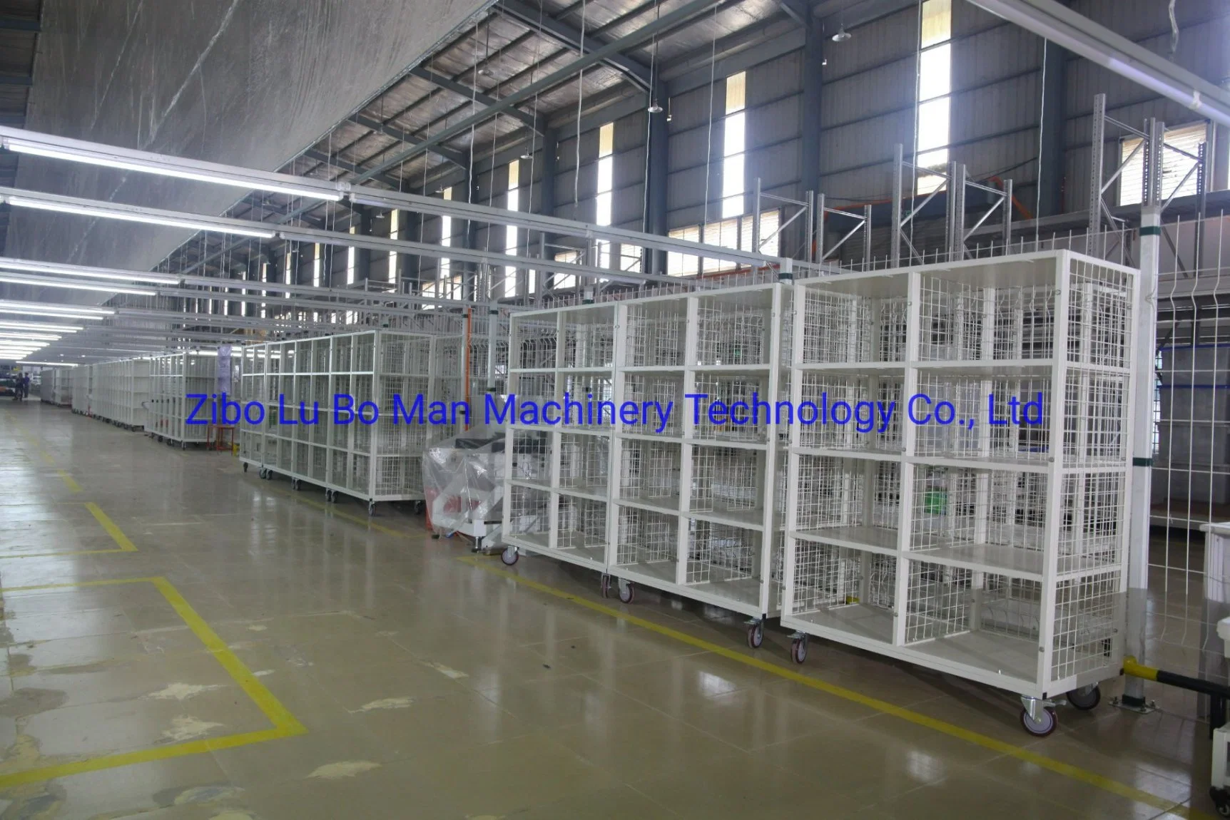 Industrial Metal Finished Goods Delivery Mesh Car for Garment Factory