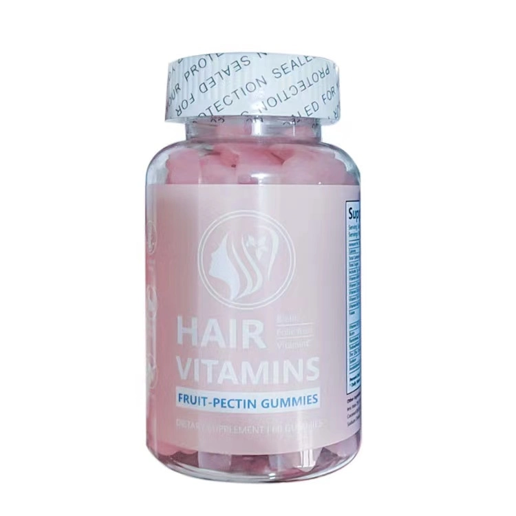 OEM Private Label Hot Selling Top Quality Effective Hair Care Hair Growth Vitamin Gummies