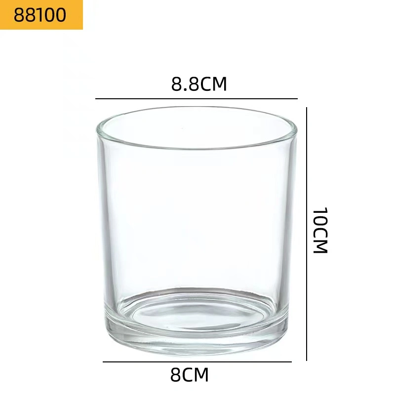 Mayorista/Proveedor 2oz 4oz 6oz 8oz 10oz Moda creativa Aromaterapia vidrio Copa de vela con tapa de bambú