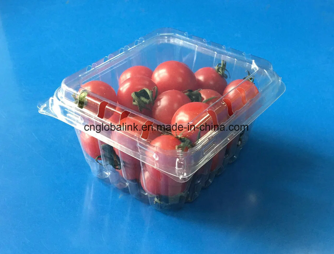 Food Grade Plastic Fruit Packaging Container for Tomatoes 250 Grams FDA Approvel