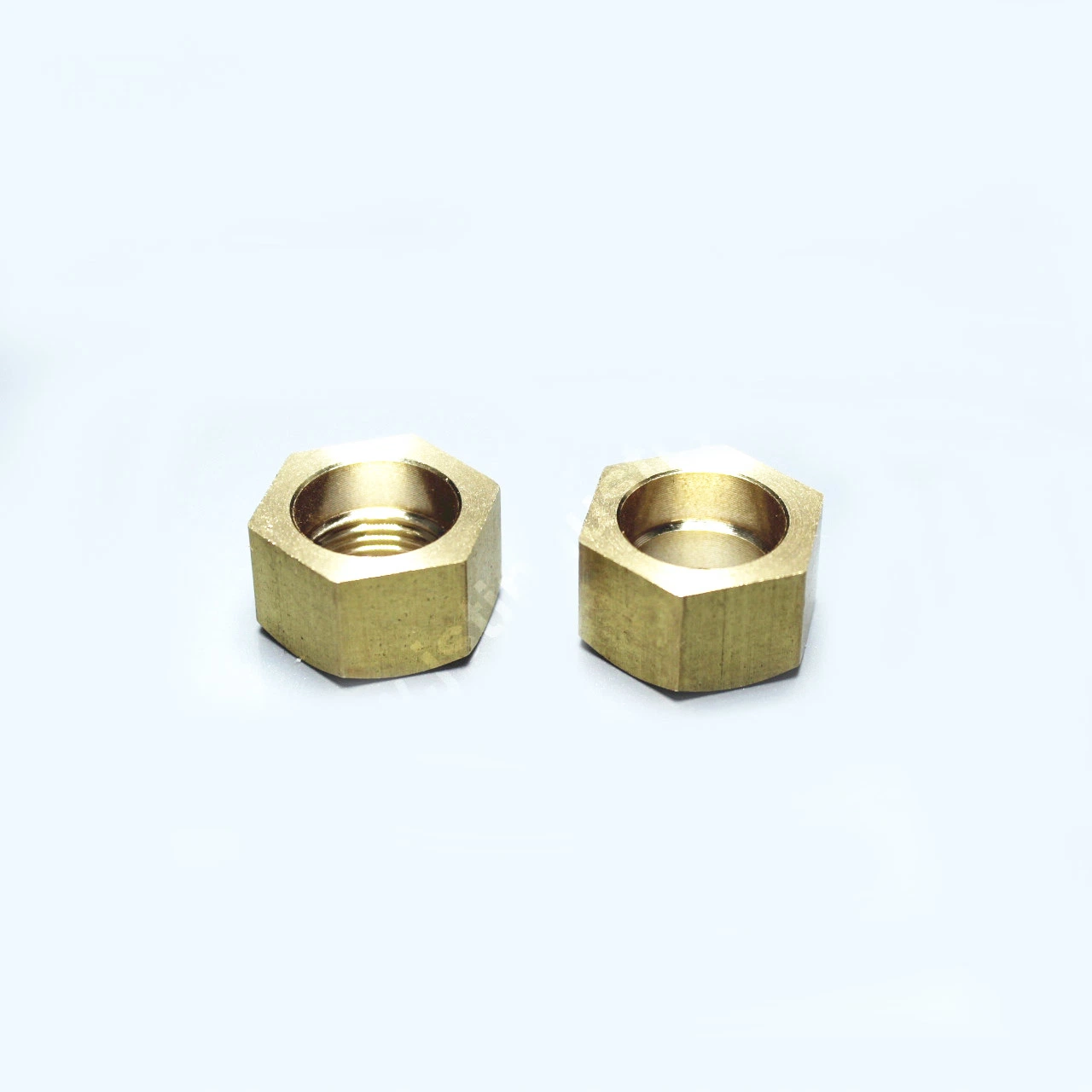 Custom CNC Machining Screws Brass Compression Fitting Hex Screw Nut