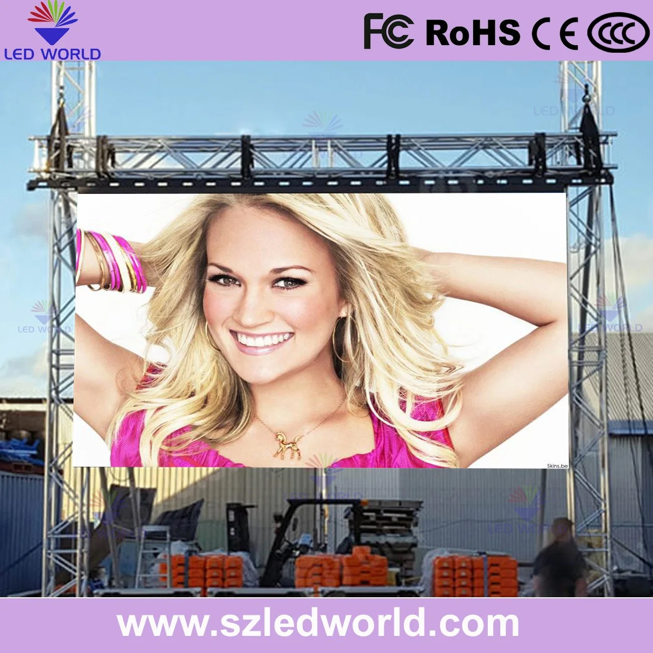 Indoor Outdoor 3D Rental Stage Advertising LED Display Curved Panel Board Flexible Video Wall Screen Billboards P2.6/P2.97/P3.91/P4.81/P2/P3/P4/P5/P6/P8/P10/P1