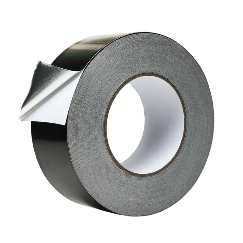 Solvent Silver Adhesive Waterproof Alum Heat Resistance HVAC Aluminum Foil Tape