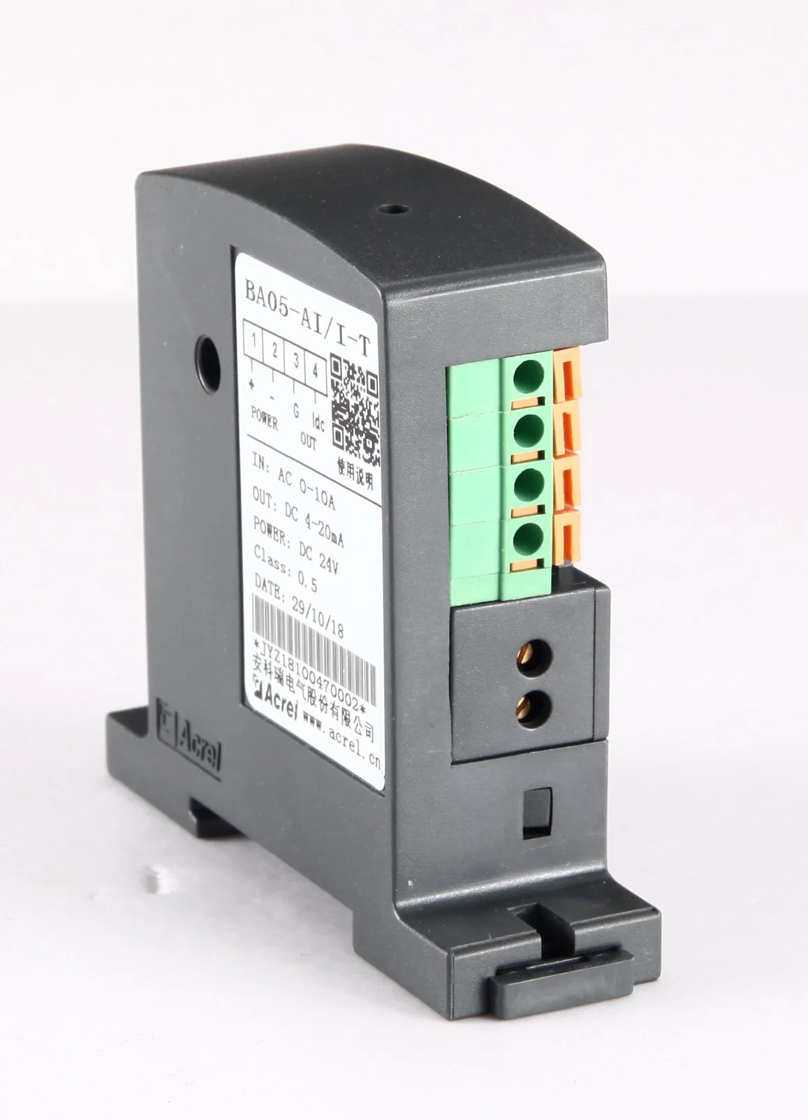 Ba Series AC Current Transmitter for Industrial PLC Dcs DC4-20mA