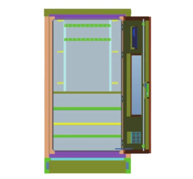 Usine Souring IP55 IP65 42u 36u Boîtier étanche Armoire de télécommunication intégrée Armoires de télécommunication extérieures Armoire réseau