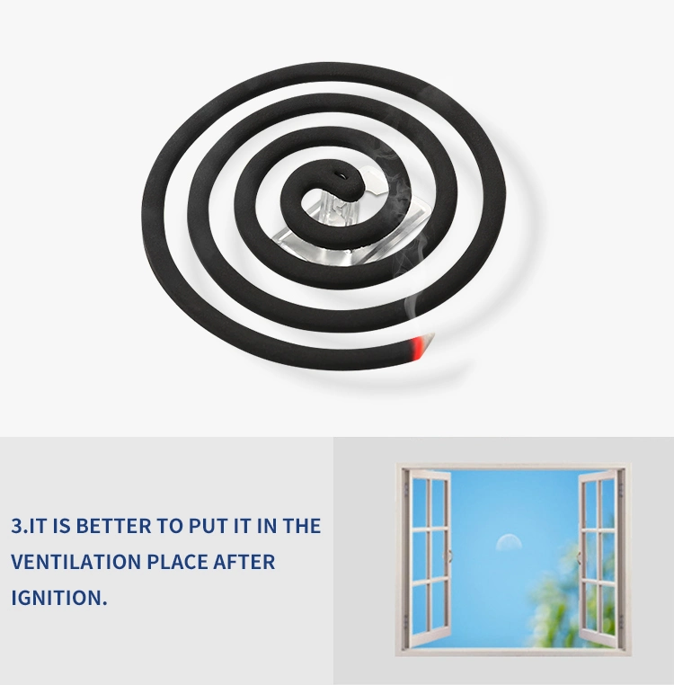 Top Selling Mobil Chemical Formula Fly Killer Coil Black Mosquito Coil