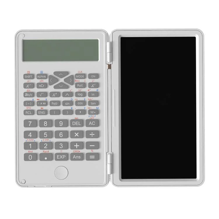 Calculadora científica com visor de 12 dígitos da desktop board eletrônica dobrável